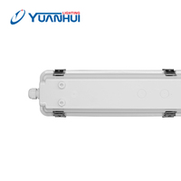 Luminaire LED étanche IP66, barre lumineuse LED Triproof pour culture, éclairage LED étanche pour douche, éclairage de tunnel