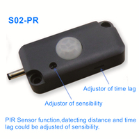 Interrupteur détecteur de porte de meuble led IR, sans fil, pour armoire