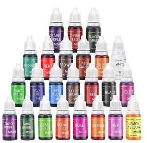 10ml und 30ml Probe essbarer wasser löslicher 24-Mischpigment-Farbstoff für die Kuchen dekoration - Product Image 1