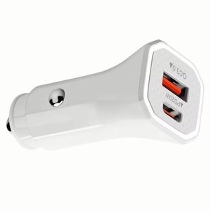 Chargeur de voiture personnalisé en gros avec double port USB+PD 20W, adaptateur de charge rapide pour téléphone portable - Product Image 6