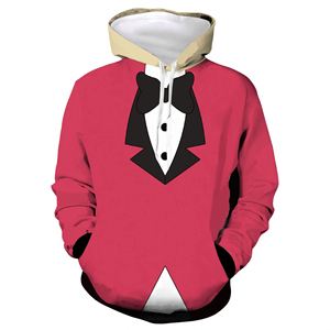 เสื้อฮู้ดคอสเพลย์ลายการ์ตูน Hazbin Hotel แบบใหม่ ขายส่ง สำหรับผู้ชาย ผู้หญิง และเด็ก ฤดูใบไม้ผลิ รับประกันการค้า ไซส์ใหญ่ - Product Image 5