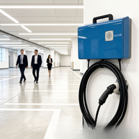 Estación de Carga Móvil para Vehículos Eléctricos 7kW CCS2 Gun OCPP 1.6J Tipo Móvil para Soporte de Flotas Jinghu TA-DC-7-B