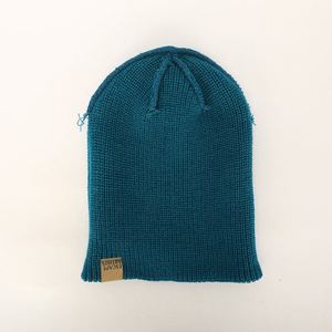 Gorro con parche tejido de diseño OEM personalizado para hombre y mujer, gorro teñido liso acrílico de alta calidad 100%, Gorras tejidas, gorro de esquí de invierno al por mayor - Product Image 5