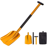 Pelle à neige portable réglable à prix d'usine, design pliable en trois parties, pousse-neige à prise facile pour voiture, camping en extérieur