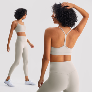 Sujetador deportivo de yoga sin costuras, suave como la mantequilla, para mujer - Top sexy con espalda descubierta para entrenamiento, con almohadillas extraíbles, transpirable <span class=keywords><strong>y</strong></span> elástico en cuatro direcciones - Product Image 1