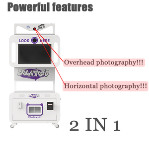 Cámara dual Photobooth Passport Shell Dslr Ipad Photo Booth Máquina Comercial Negocios Fotografía <span class=keywords><strong>Alquiler</strong></span> - Product Image 3