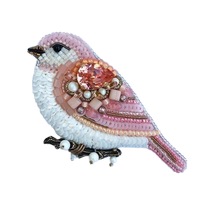 Patchs brodés 3D personnalisés Gillian avec strass et paillettes, motif floral pour vêtements