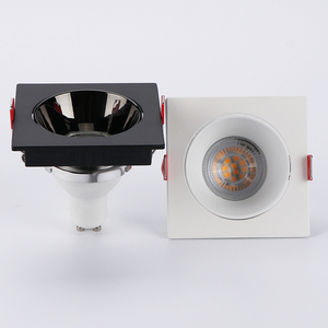 Nuevo <span class=keywords><strong>Downlight</strong></span> <span class=keywords><strong>LED</strong></span> Empotrable <span class=keywords><strong>Rectangular</strong></span> Ajustable de Aluminio Moderno con GU10/MR16/GU5.3 IP33 3-7W - Product Image 5