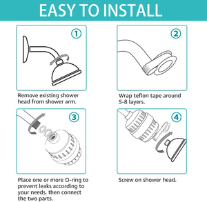 15 giai đoạn tắm lọc có thể thay thế đa giai đoạn Chrome vòi hoa sen đầu lọc <span class=keywords><strong>Cartridge</strong></span> cho lọc nước - Product Image 6
