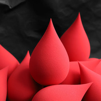 Éponge de Maquillage Rose OEM Personnalisée Professionnelle à Pointe Fine pour Estomper les Teintes, Outil Cosmétique de Beauté, Échantillon Gratuit Disponible, Pinceau