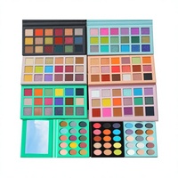 Palette de fards à paupières minéraux quatre saisons en gros, personnalisable, marque privée, sans cruauté, poudre scintillante waterproof