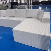 Canapé-lit inclinable en tissu 2026 avec rembourrage en mousse haute densité – Canapé de luxe pour salon et chambre à coucher