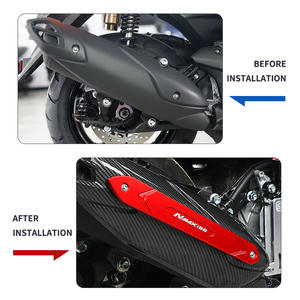 Venta caliente repuestos de motocicleta accesorios de decoración para NMAX155 <span class=keywords><strong>AEROX</strong></span> NVX155 piezas de tubo de escape de Scooter - Product Image 3