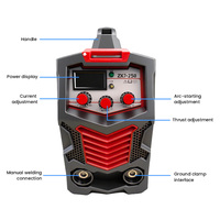 Mini machine à souder ARC MMA manuelle, machine à souder les métaux, portable, 220v 250A, machine à souder à l'inverseur
