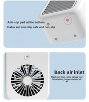 Mini Climatiseur de Bureau USB Ventilateur Humidificateur à Refroidissement par Eau pour Dortoir Bureau Ventilateur Portable Électrique en Plastique Usage Domestique