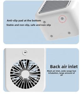 <span class=keywords><strong>Mini</strong></span> Climatiseur de Bureau USB Ventilateur Humidificateur à Refroidissement par Eau pour Dortoir Bureau Ventilateur Portable Électrique en Plastique Usage Domestique - Product Image 4