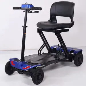 Mobility Electric Vehicle 4 wheels Disable Motorized Folding Electric Scooter