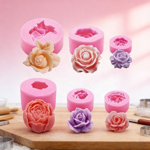 Molde de Silicona 3D con Forma de Flor Ecológico Más Vendido para Jabón, Velas y Decoración de Pasteles Hechos a Mano - Product Image 5