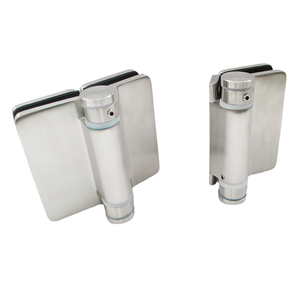 Stainless Steel <b>Wall</b> to Glass Door Hinges for Outdoor Balcony <b>Railings</b> Modern Design Easy to Install ZF Global Export - Product Image 1