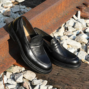 Zapatos de Hombre de Cuero Genuino al por Mayor, Transpirables, Ligeros, con Diseño de Ladrillo Tallado, Estilo Vintage, para Boda, Otoño - Product Image 1