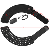 Ceinture de thérapie par lumière rouge pour chevaux avec batterie rechargeable intégrée, LED infrarouges 660nm 850nm, pour soulager la douleur équine, avec fonction pulsée et minuterie