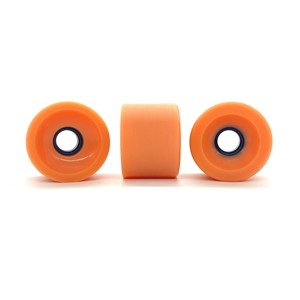Roues de longboard en PU OEM d'usine 70 * 51 mm, noyau renforcé 70 mm 78a, roues de cruiser et de <span class=keywords><strong>surfskate</strong></span> 78aa, roues de skateboard Stone Ground - Product Image 3