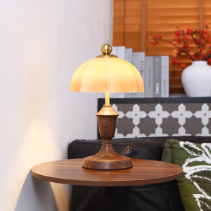 Vintage Style Table Lamp Mushroom Shape E27 Bulb Base For Bedroom Living Room Study <b>Decorative</b> <b>Lighting</b> - Product Image 3