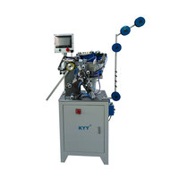 Machine d'assemblage de fermeture à glissière et de curseur en plastique à livraison latérale d'usine KYY