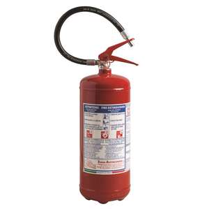 Extintor de Incendios Emme Antincendio de 6 Kg con Polvo ABC, Acero Rojo, Hecho en Italia - Product Image 1