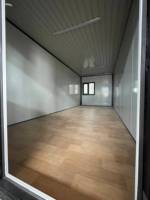 Petite maison de 40 pieds 20 pieds Maison modulaire pliable en conteneur Maison mobile en acier léger préfabriquée