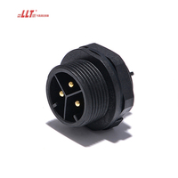 LLT M25 Ip68 Power Outdoor 3pin Waterproof Panel Led Light Connector 2 4 5 6 7 8 Pin
