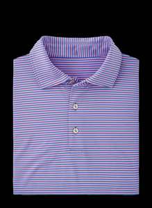 OEM Logo Athletic Polyester Spandex Sublimation <b>Striped</b> Sport Golf Clothing Dry Slim Fit Collared <b>Shirts</b> <b>Men</b> - Product Image 2