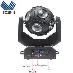 Led <strong>Football</strong> Stage <strong>Light</strong> Rgbw 4in1 <strong>Shade</strong> Beam Lighting DJ Party Decoration Moving Head Spotlight Show Effect Disco Lamp - Product Image 4