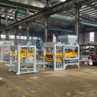 Machine à briques en béton QT4-15 pour pavés de route, bordures et blocs de construction