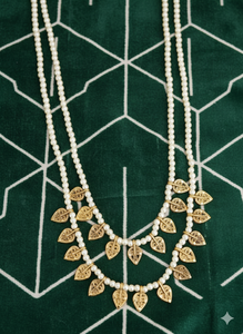 Bijoux ethniques en perles, ensemble de mala antique poli or, style fantaisie, collier traditionnel pour femmes, à porter pour les fêtes - Product Image 2