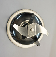 Pièce de rechange pour mixeur électrique en acier inoxydable avec joint noir durable de haute qualité pour usage domestique, indispensable en cuisine