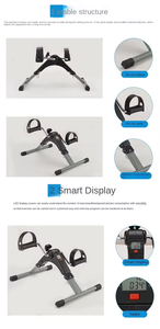 <span class=keywords><strong>Colporteur</strong></span> d'exercice pliant avec affichage électronique, mini vélo simple - Product Image 6