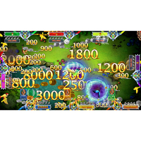 QIQU haut rendement Vgame paon roi Table de pêche USA poisson plateau de jeu Arcade qualifié pièce poussoir Machine de jeu