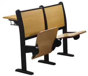 阶梯教室课桌和椅子，礼堂桌椅学习桌椅