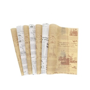 Prezzo basso Sandwich Patty Burger cibo cotto carta da imballaggio a prova di olio notizie carta velina per alimenti in stile carta con Logo personalizzato - Product Image 1