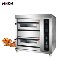 Four à gaz commercial à 2 étages pour boulangerie, vente de poissons, encastrable, four à gaz pour pizzas, machine à faire du pain et des gâteaux