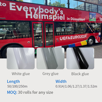 Rouleau de Vinyle Blanc Autocollant PVC Brillant Imprimable Éco-Solvant 140g, Qualité Supérieure de Chine, pour Affichage Publicitaire Matériau de Poster Bus/Fenêtre