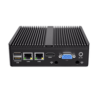 Mini PC Personalizado Sin Ventilador 19V N2810 N2940 RJ45 2Lan RS232 Com 6USB Computadora Industrial Integrada Tipo Tablet de Escritorio Precio Económico