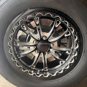 17x11 inch giả mạo beadlock bánh xe kéo đua phong <span class=keywords><strong>c</strong></span>ách 5x115 hành khách xe vành đượ<span class=keywords><strong>c</strong></span> thiết kế cho Dodge sạ<span class=keywords><strong>c</strong></span> SRT hellcat - Product Image 4