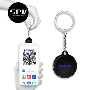 Choix de l'acheteur 13,56 MHz RFID Epoxy NFC <span class=keywords><strong>Tag</strong></span> Porte-clés Contrôle d'accès étanche - Product Image 1