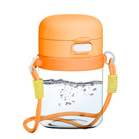 Bouteille d'eau portable anti-fuite pour animaux de compagnie, avec cordon, pour petits chiens et chats, pour la marche et la randonnée