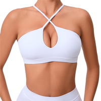 Pakaian Olahraga Lari Wanita, Atasan Fitness Cantik, Pakaian Yoga, Cepat Kering, Bernapas, Gaya Eropa dan Amerika