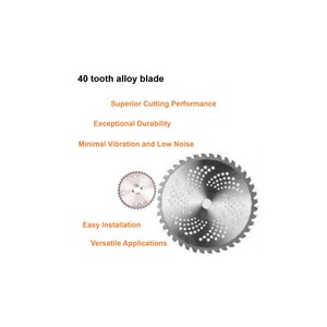 <span class=keywords><strong>Lame</strong></span> de tronçonneuse ronde 10 pouces 40T pour débroussailleuse et tondeuse à gazon - Product Image 5