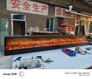 <span class=keywords><strong>Chimenea</strong></span> eléctrica de llama LED moderna de 300*15*<span class=keywords><strong>50</strong></span> <span class=keywords><strong>cm</strong></span> con función de calefacción independiente para uso doméstico o hotelero - Product Image 6