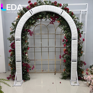 Arco Floral Personalizable LEDA para Bodas, Fiestas de Bebés, Cumpleaños y Eventos, Decoración con Flores Artificiales - Product Image 3